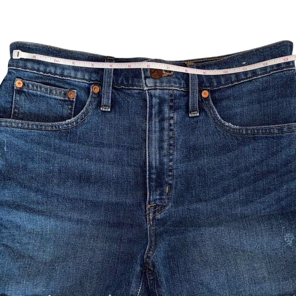 Madewell Dark Blue Jean Shorts - Picture 5 of 6